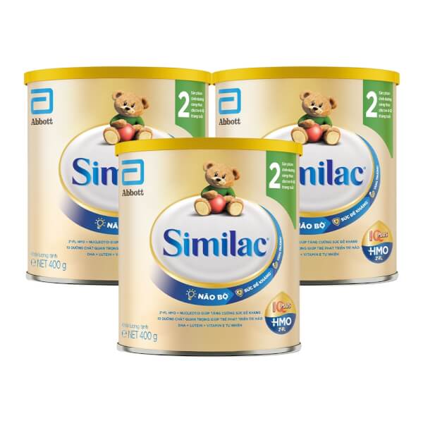 Combo 3 lon Sữa Similac Eye-Q số 2 400g (6-12 tháng)