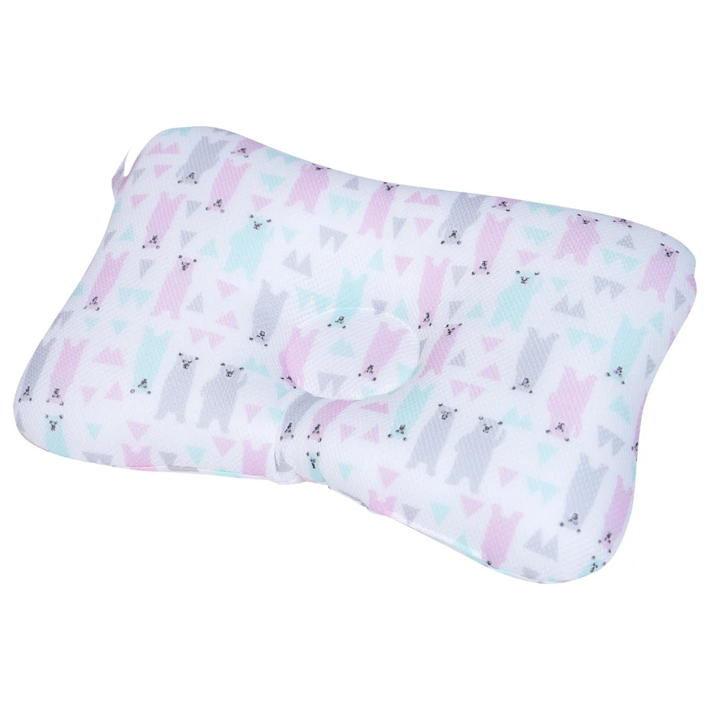 Gối thoáng khí baby&I họa tiết chú gấu (hồng)