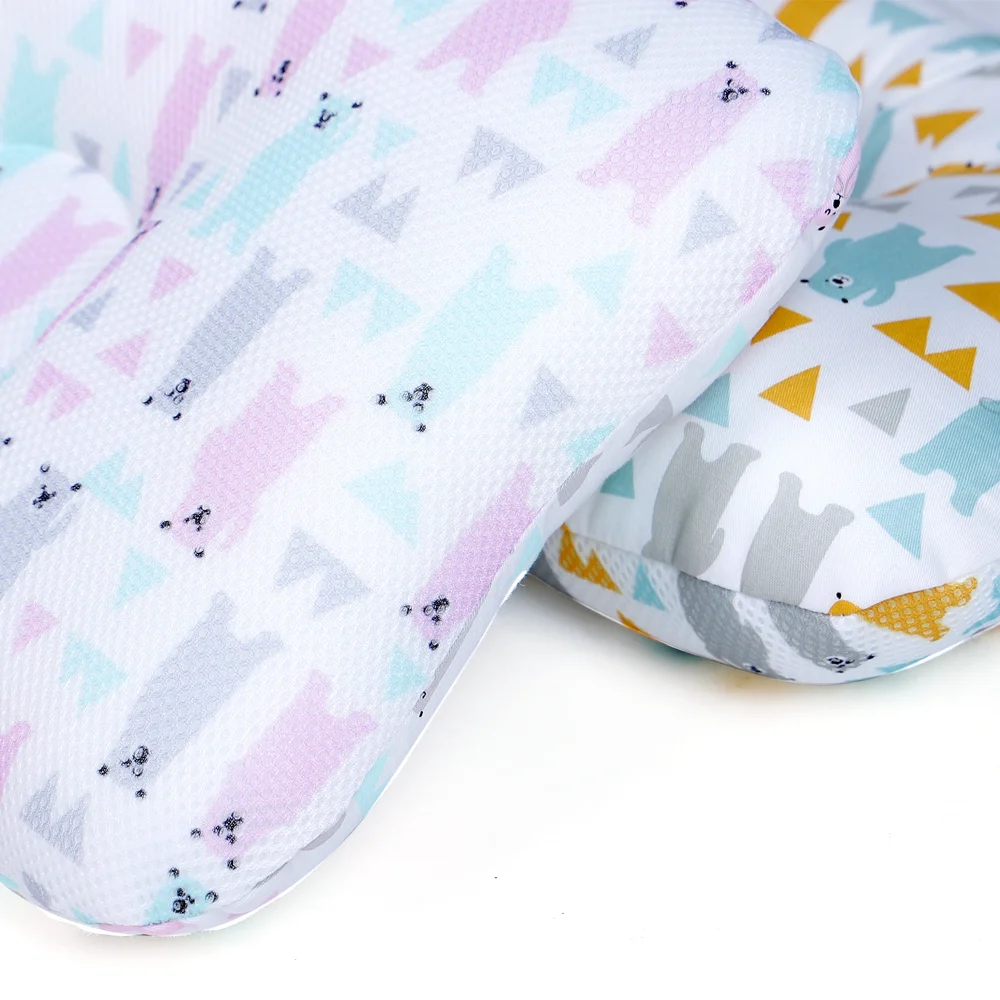 Gối thoáng khí baby&I họa tiết chú gấu (hồng)