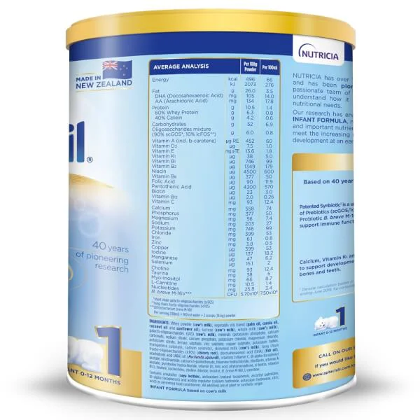 Combo 3 Sữa Aptamil số 1 900g (0-12 tháng)