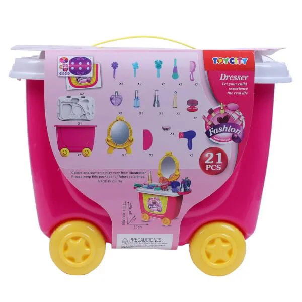 Xe đẩy trang điểm 21pcs TOYCITY