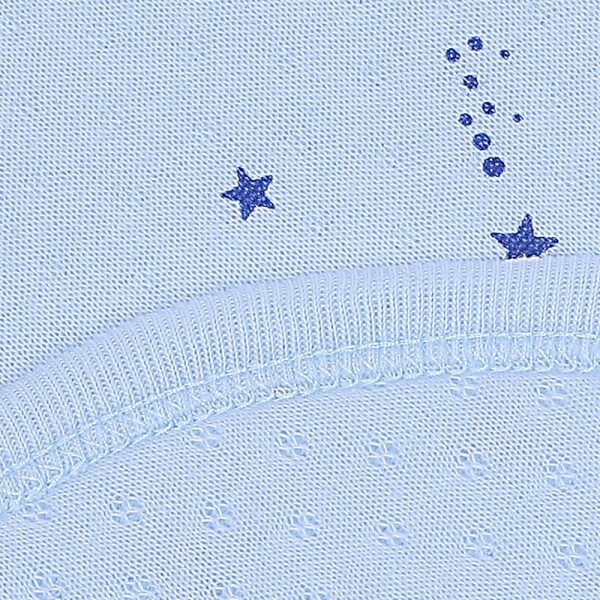 Choàng (ủ) bông 2 mặt BabyOne - xanh