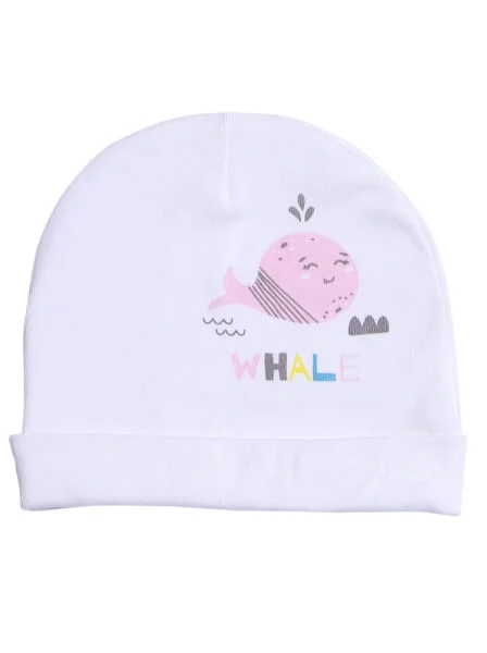 Bộ nón bao tay chân sơ sinh bo CF I129013 (NB,Hồng)