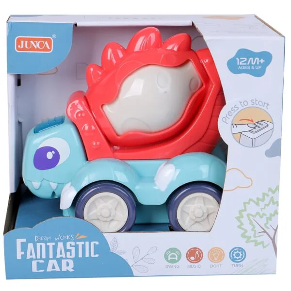 Xe trộn khủng long có nhạc và đèn JS025640