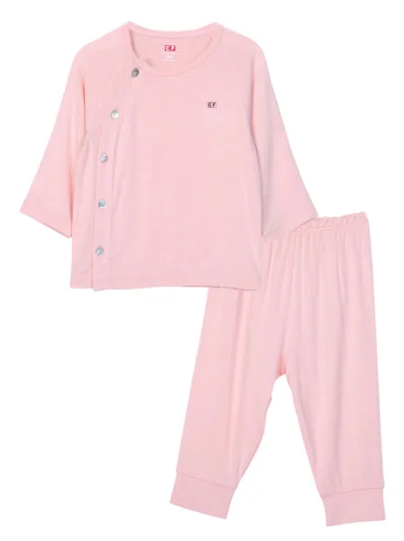 Bộ sơ sinh dài Modal CF I0920010 (3M/6M/9M,Hồng cam)