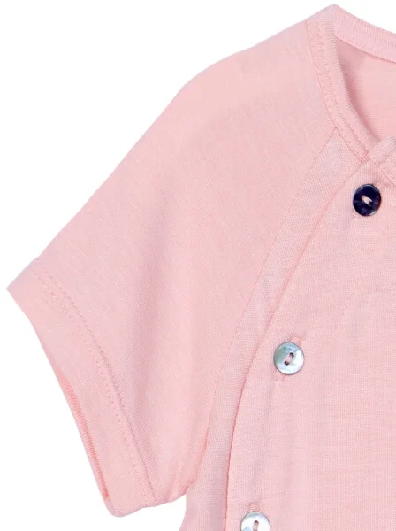 Bộ sơ sinh ngắn Modal CF I0920007 (3M/6M/9M,Hồng cam)