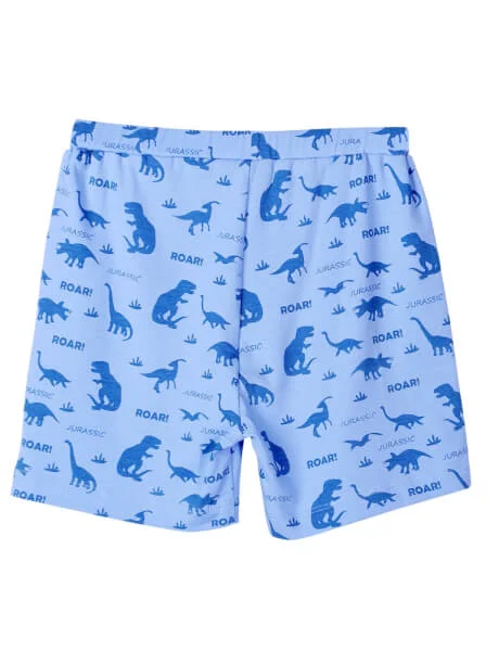 Bộ thun mặc nhà bé trai ngắn CF B1120005 (3-4Y,Trắng)