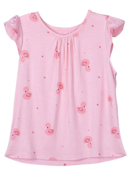 Bộ thun bé gái ngắn mặc nhà CF G1120004 (1-6Y,Hồng)