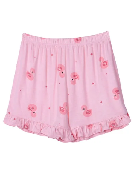 Bộ thun bé gái ngắn mặc nhà CF G1120004 (1-6Y,Hồng)