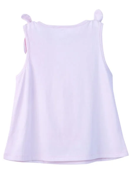 Bộ thun mặc nhà bé gái ngắn CF G0920002 (1-6Y,Hồng)