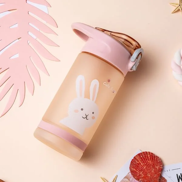 Bình tritan Diller có tay cầm cho bé 550ml- Hồng