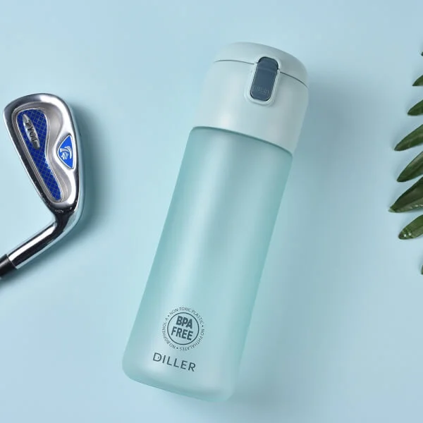 Bình tritan lớn Diller BPA free 650ml- Xanh ngọc