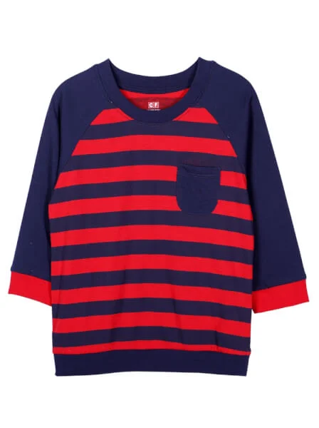 Bộ áo quần bé trai dài mặc nhà CF B1120017 (1-6 tuổi,Xanh)