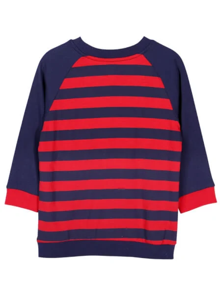 Bộ áo quần bé trai dài mặc nhà CF B1120017 (1-6 tuổi,Xanh)