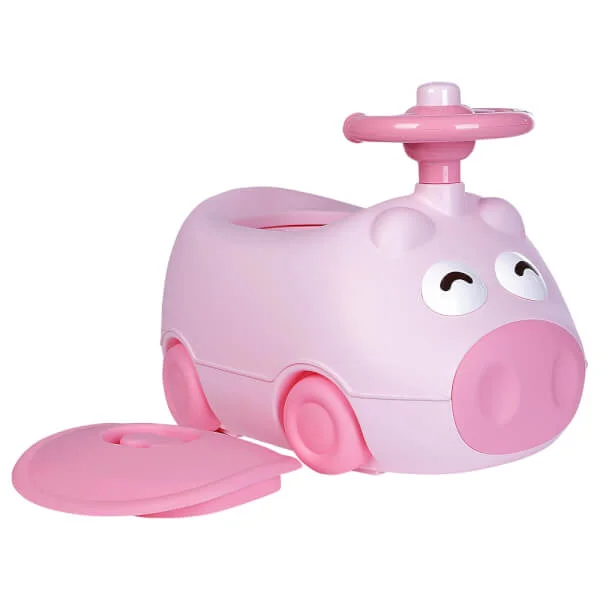 Bô vệ sinh cao cấp hình chú heo ConCung Good màu hồng