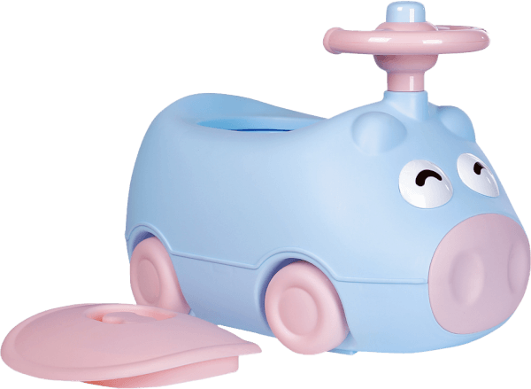 Bô vệ sinh cao cấp hình chú heo ConCung Good màu xanh