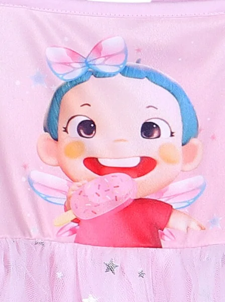 Đầm bé gái mặc nhà CF G1220027 (6M-3Y,Hồng)