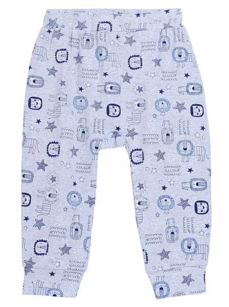 Bộ áo quần thun bé trai dài CF B1020004 (9-24M,Xanh)