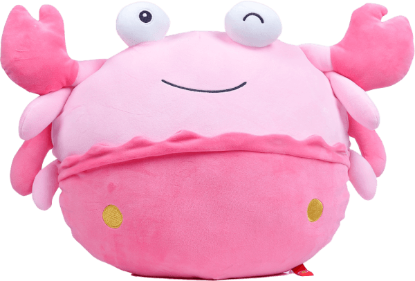 Thú nhồi bông con cua hồng dễ thương Toycity