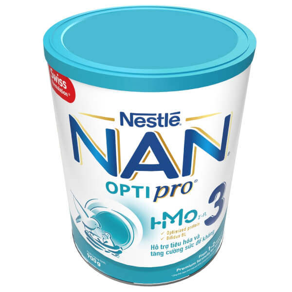 Sữa Nan Optipro 3 900g, HMO (1-2 tuổi)