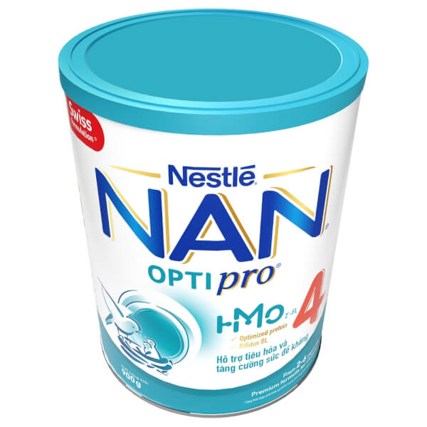 Combo 3 lon Sữa Nan Optipro 4 900g, HMO (2-6 tuổi)