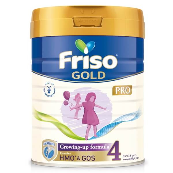 Combo 5 lon sữa Friso Gold Pro số 4, 800g (trên 3 tuổi)