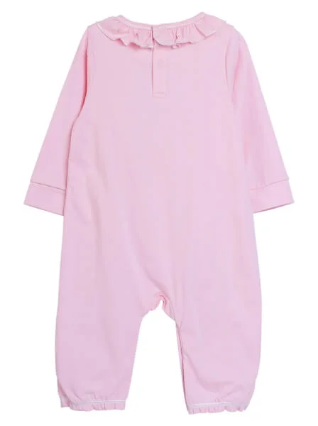 Bodysuit bé gái dài CF G1020024 (6M/9M/12M,Hồng)