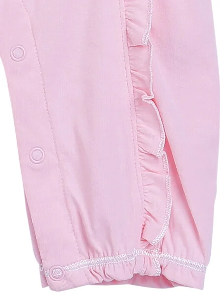 Bodysuit bé gái dài CF G1020024 (6M/9M/12M,Hồng)