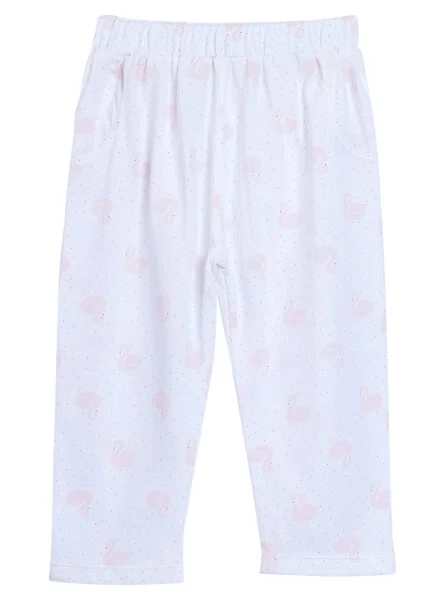 Bộ áo quần thun bé gái dài CF G1020015 (9-24M,Hồng)