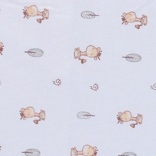 Gối cao su thiên nhiên Baby Lucky màu cam dâu