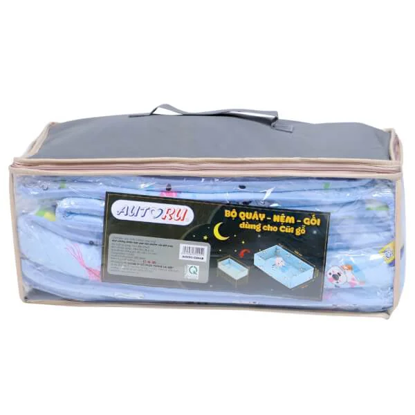 Bộ quây nệm gối Autoru dùng cho cũi gỗ ConCung Good