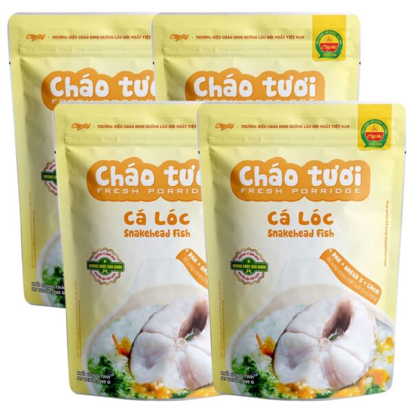 Combo 4 cháo tươi Cây Thị Cá lóc