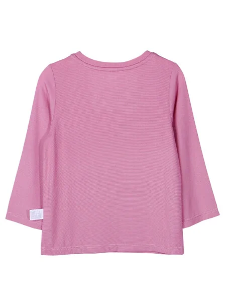 Bộ áo quần thun bé gái dài ngủ ngon CF G1220017 (1-6 tuổi,Hồng)