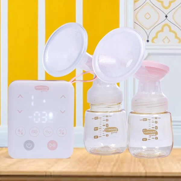 Combo 1 Balo đa năng cho mẹ bỉm sữa - màu hồng M37661 & Máy hút sữa điện đôi DP Comfort PLUS