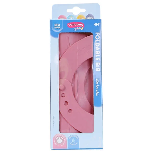 Yếm ăn dặm ConCung Good (Hồng)