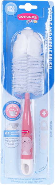 Cọ rửa bình sữa và núm ty ConCung Good (Hồng)