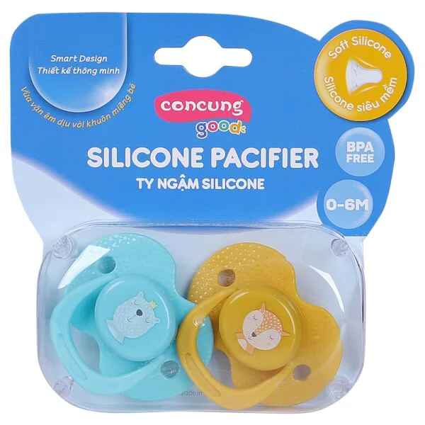 Hộp 2 ty ngậm ConCung Good (Xanh dương, Vàng)