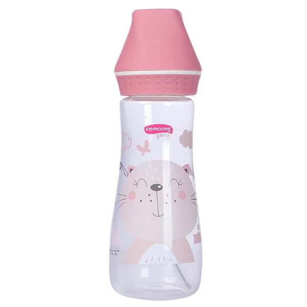 Bình sữa ConCung Good cổ thường 250ml (Hồng)