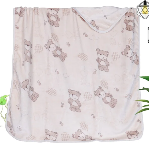 Chăn bông 2 lớp ConCung Good hình gấu K126-6052