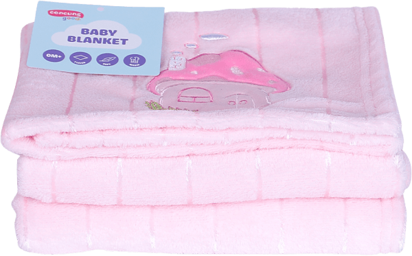 Chăn bông cho bé ConCung Good hình nấm hồng K126-6048