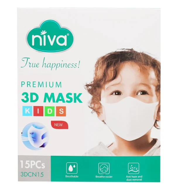 Khẩu trang 3D NIVA Trẻ em hộp 15 chiếc
