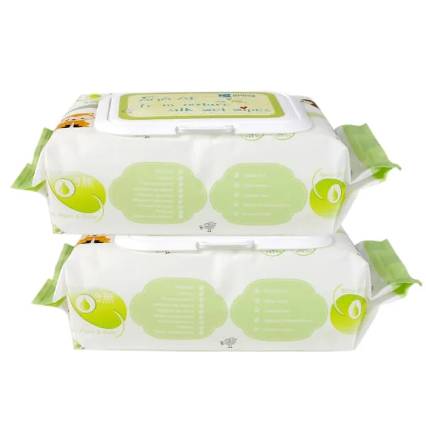 Combo 2 Pudding Burine Vanille dành cho trẻ từ 6 tháng tuổi 300g và 1 Khăn ướt chiết xuất tự nhiên Aga-ae, 100 tờ