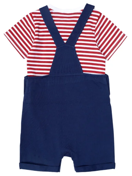 Bộ áo quần thun bé trai ngắn CF B1220021 (9M-24M,Nhiều màu)