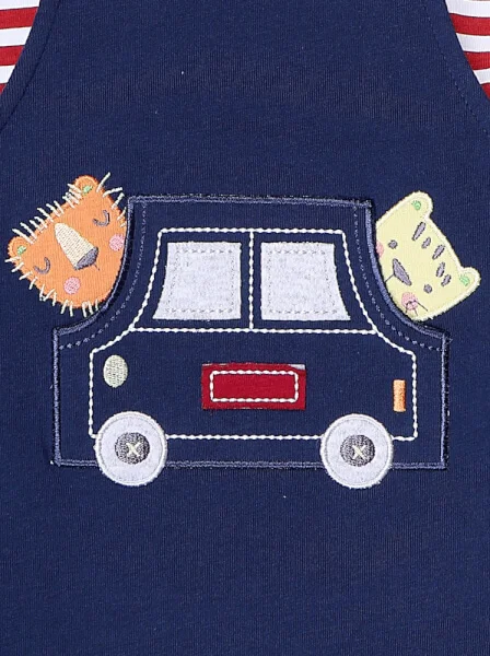 Bộ áo quần thun bé trai ngắn CF B1220021 (9M-24M,Nhiều màu)