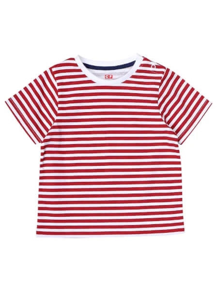 Bộ áo quần thun bé trai ngắn CF B1220021 (9M-24M,Nhiều màu)