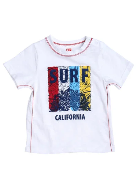 Bộ áo quần thun bé trai dài CF B1220023 (9M-24M,Nhiều màu)