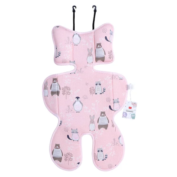 Tấm lót xe đẩy BeBéar cao cấp thoáng khí 8611 (màu hồng)