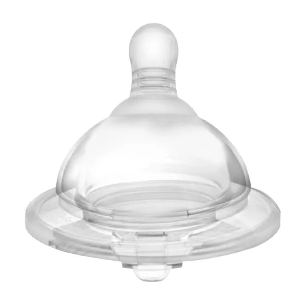 2 núm ty Pur Size L cho bình cổ rộng Milk Safe