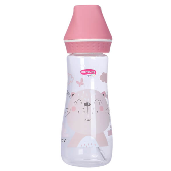 Combo 2 Bình sữa ConCung Good cổ thường 250ml (Hồng)