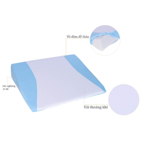 Combo 1 Gối chống trào ngược cho bé ConCung Good K10-E0011 và 1 Tã lót sơ sinh